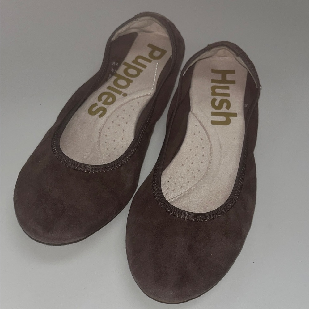 Hush Puppies Women's Dark Brown Flats size 6.5